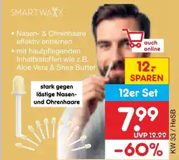 Netto Marken-Discount Smartwaxx nasen- und ohrenhaarentferner Angebot