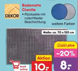 Netto Marken-Discount Dekor badematte chenille Angebot