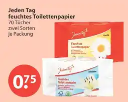 V Markt Jeden tag feuchtes toilettenpapier kamille Angebot