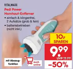 Netto Marken-Discount Vitalmaxx pedi power hornhaut-entferner Angebot