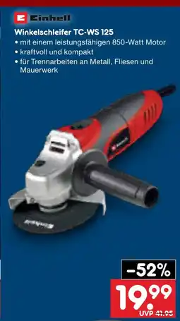 Netto Marken-Discount Einhell winkelschleifer tc-ws 125 Angebot