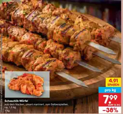 Netto Marken-Discount Schaschlik-würfel Angebot