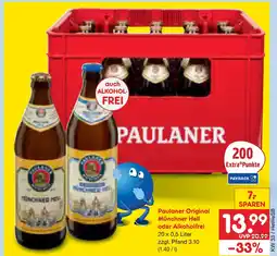 Netto Marken-Discount Paulaner original münchner hell Angebot