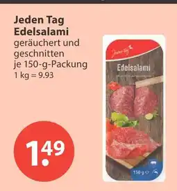 V Markt Jeden tag edelsalami Angebot
