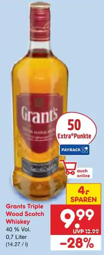 Netto Marken-Discount Grants triple wood scotch whiskey Angebot