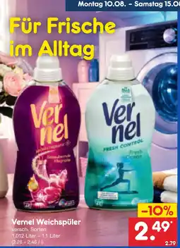 Netto Marken-Discount Vernel weichspüler Angebot
