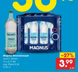 Netto Marken-Discount Magnus mineralwasser Angebot