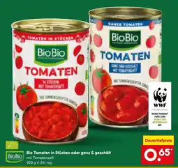 Netto Marken-Discount Biobio tomaten in stücken Angebot