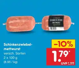 Netto Marken-Discount Schinkenzwiebel-mettwurst Angebot