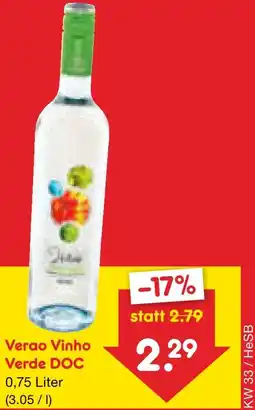 Netto Marken-Discount Verao vinho verde doc Angebot
