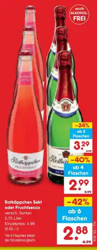 Netto Marken-Discount Rotkäppchen sekt oder fruchtsecco Angebot