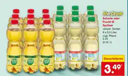 Netto Marken-Discount Stardrink schorle oder frucht g‘ spritzer Angebot