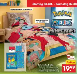 Netto Marken-Discount Pokémon bettwäsche Angebot