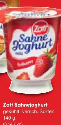 Netto Marken-Discount Zott sahnejoghurt Angebot