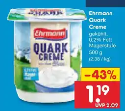 Netto Marken-Discount Ehrmann quark creme Angebot