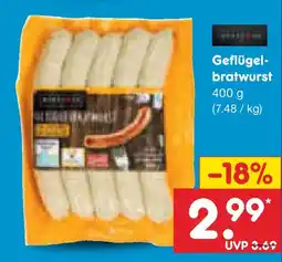 Netto Marken-Discount Geflügel-bratwurst Angebot