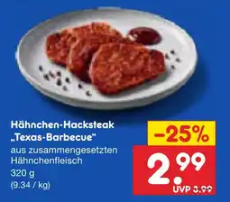 Netto Marken-Discount Hähnchen-hacksteak „texas-barbecue“ Angebot