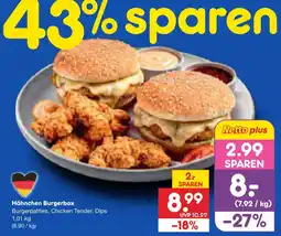 Netto Marken-Discount Hähnchen burgerbox Angebot