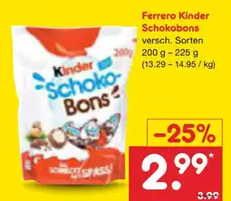 Netto Marken-Discount Ferrero kinder schokobons Angebot