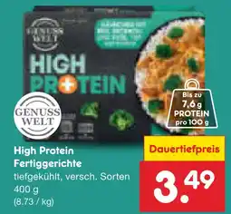 Netto Marken-Discount Genusswelt high protein fertiggerichte Angebot