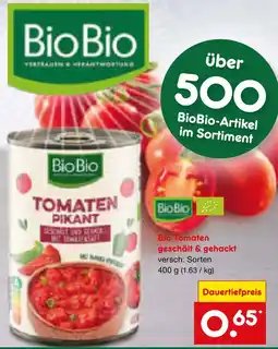 Netto Marken-Discount Biobio bio tomaten geschält & gehackt Angebot