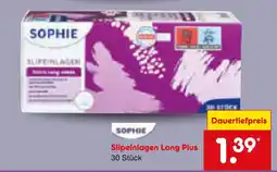 Netto Marken-Discount Sophie slipeinlagen long plus Angebot