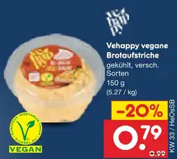 Netto Marken-Discount Vehappy vegane brotaufstriche Angebot