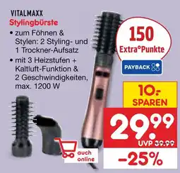 Netto Marken-Discount Vitalmaxx stylingbürste Angebot