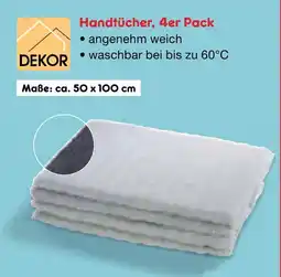 Netto Marken-Discount Dekor handtücher, 4er pack Angebot