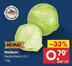 Netto Marken-Discount Heimat weißkohl Angebot