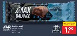 Netto Marken-Discount Max balance proteinriegel Angebot