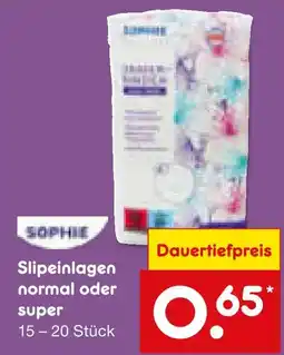 Netto Marken-Discount Sophie slipeinlagen Angebot