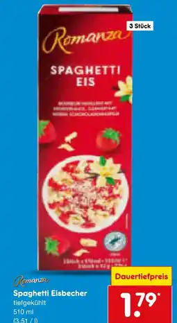 Netto Marken-Discount Romanza spaghetti eisbecher Angebot