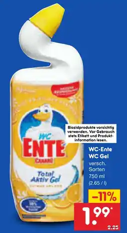 Netto Marken-Discount Wc-ente wc gel Angebot