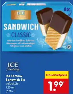 Netto Marken-Discount Ice fantasy sandwich eis Angebot
