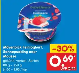 Netto Marken-Discount Mövenpick feinjoghurt Angebot