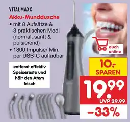Netto Marken-Discount Vitalmaxx akku-munddusche Angebot