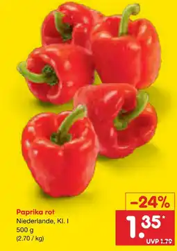 Netto Marken-Discount Paprika rot Angebot