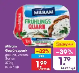 Netto Marken-Discount Milram gewürzquark Angebot