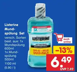Netto Marken-Discount Listerine mundspülung set Angebot
