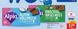 Netto Marken-Discount Alpia tafelschokolade alpenvollmilch Angebot