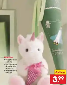 Netto Marken-Discount Plüschtier mit schleife Angebot