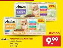 Netto Marken-Discount Attica katzennahrung multipack Angebot