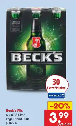 Netto Marken-Discount Beck's pils Angebot