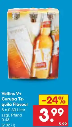 Netto Marken-Discount Veltins v+ curuba te-quila flavour Angebot