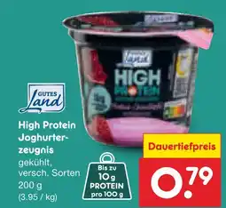 Netto Marken-Discount Gutes land high protein joghurterzeugnis Angebot