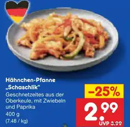 Netto Marken-Discount Hähnchen-pfanne „schaschlik“ Angebot