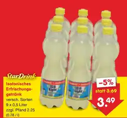 Netto Marken-Discount Stardrink isotonisches erfrischungsgetränk Angebot