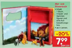 Netto Marken-Discount Mal- und stickerbuch Angebot