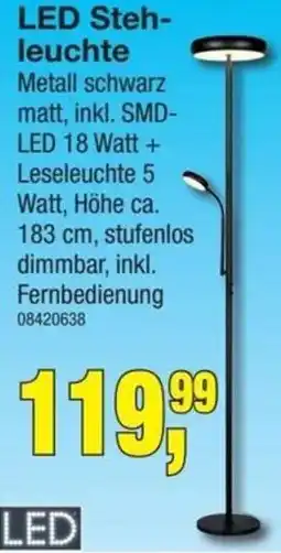 Möbelfundgrube LED Stehleuchte Angebot